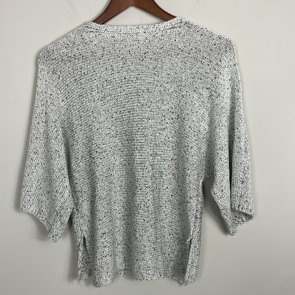 Lush knit stone color poofy soft sweater women size small - Picture 3 of 6